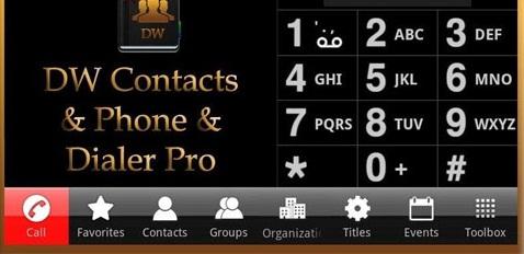 دانلود برنامه قدرتمند مدیریت کردن مخاطبین گوشی DW Contacts & Phone & Dialer 2.6.2.2-pro