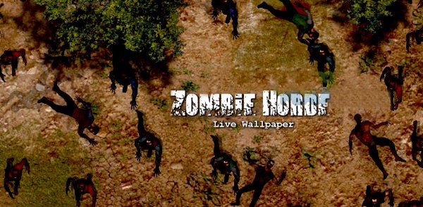 دانلود لایو والپیپر زامبی Zombie Horde Live Wallpaper 1.0